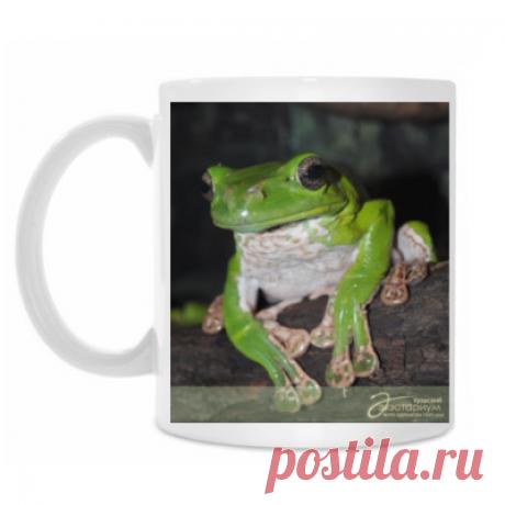Кружка Кружка белая - Тульский экзотариум, зоопарк, лягушка