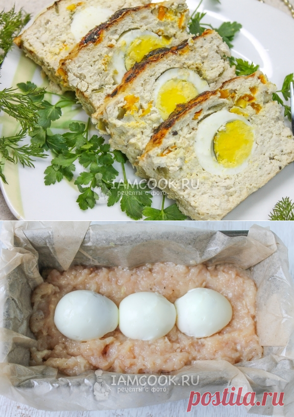 Куриный рулет с яйцом по Дюкану — рецепт с фото пошагово