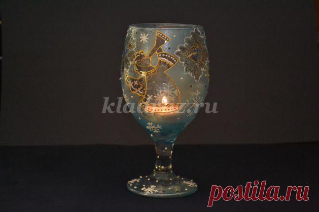 Декоративная роспись по стеклу. Мастер-класс с пошаговыми фото