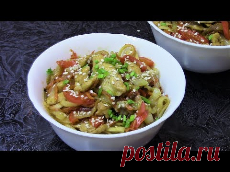 Как приготовить лапшу ВОК с курицей . Домашний рецепт .