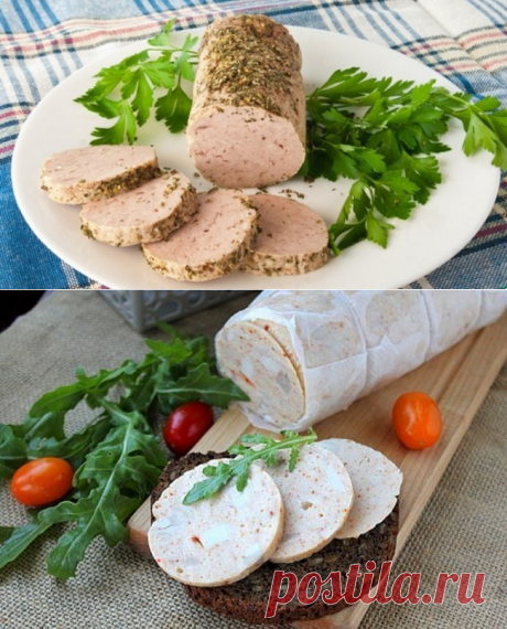 Домашняя куриная колбаса / Простые рецепты
