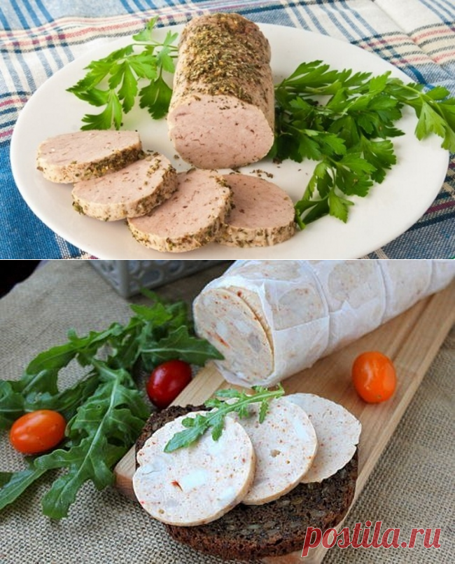 Домашняя куриная колбаса / Простые рецепты
