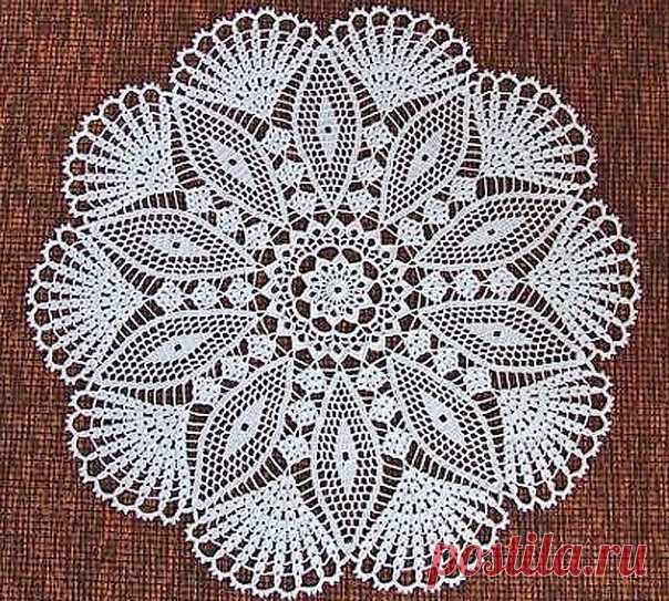 Красивые салфетки, связанные крючком