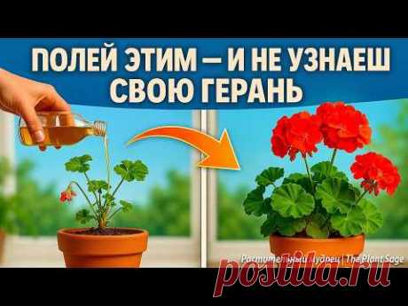 ПОДКОРМИ ГЕРАНЬ В АПРЕЛЕ И МАЕ — И ЗАЦВЕТЁТ ДАЖЕ СЛАБАЯ ГЕРАНЬ 🌿 Подкормка для герани в апреле и мае