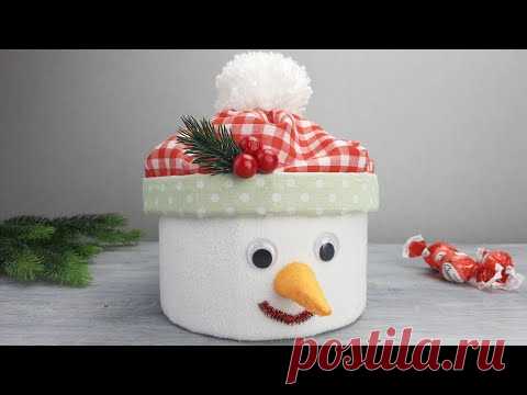 Новогодний Снеговик с Сюрпризом внутри!