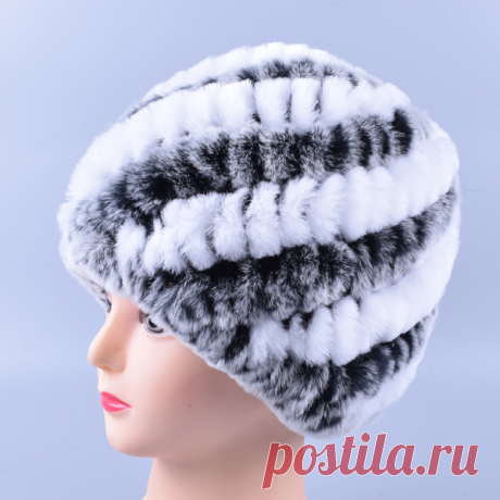 Подлинная Рекс Меха Pom poms Снежная Шапка Зимние Шапки для Девочек Шапка Натуральный Мех Вязание Кролика Skullies Шапочки Шляпы Женщин LQ11169 купить на AliExpress