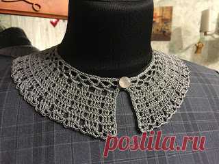 Ажурный воротничок * Оpenwork collar *: Дневник группы «ВЯЖЕМ ПО ОПИСАНИЮ»: Группы - женская социальная сеть myJulia.ru