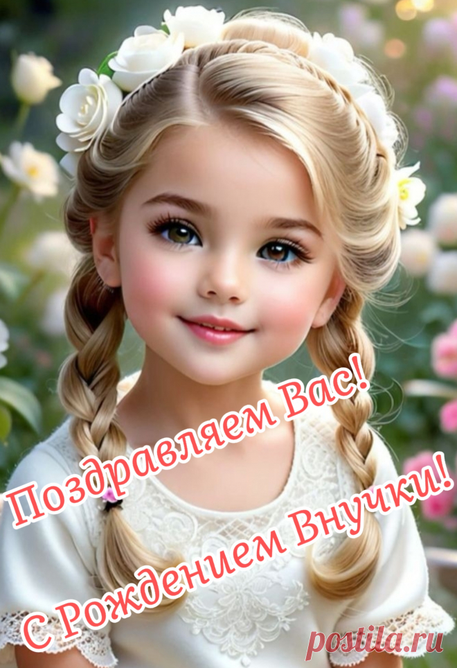 Внучка твоя появилась на свет,
Будешь ей петь колыбельные песни!
Каждый твой миг будет счастьем согрет,
Бабушкой станешь ты просто чудесной!