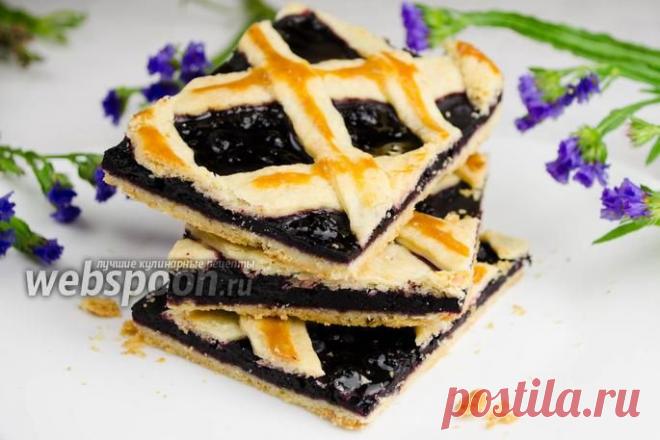Черничный пирог рецепт с фото на Webspoon.ru