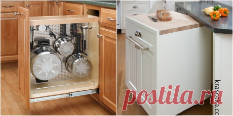 Восемь советов по организации пространства в кухонном шкафу. В ваших кухонных шкафах вы можете хранить большое количество вещей и кухонной утвари, если будете придерживаться определённых способов организации.