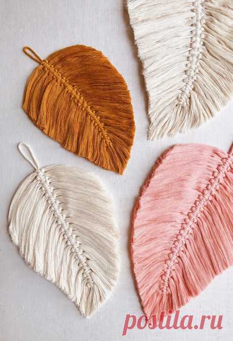 DIY Macrame Feathers - Honestly WTF