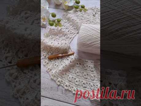 Кругла кокетка гачком #knitting #crochet #handmade #crocheting #shorts #crochetpattern #dress
