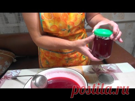Желе из свежей красной смородины