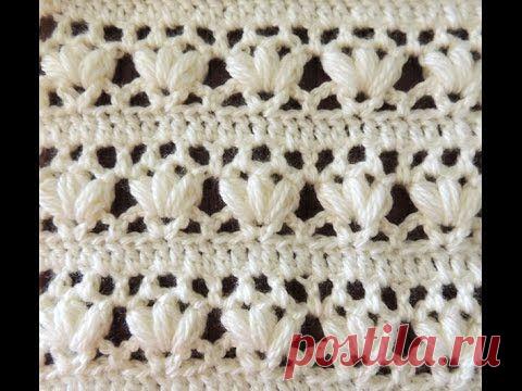 МК  вязание крючком (мотив цветочек) ч.1. MK Crochet (flower motif) Part 1. - YouTube