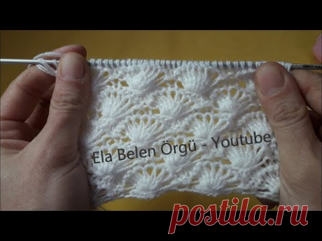 Красивые узоры спицами от турецких мастериц,видео мастер-классы.
