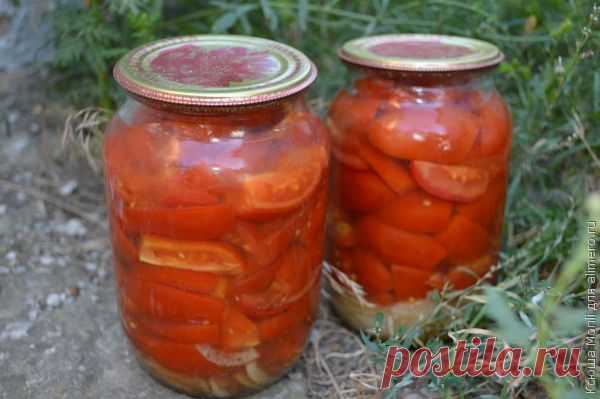 Консервируем помидоры кусочками