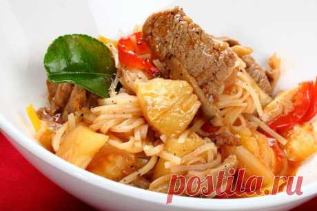 Кисло-сладкая телятина с ананасами - пошаговый рецепт с фото - кисло-сладкая телятина с ананасами - как готовить: ингредиенты, состав, время приготовления - Леди@Mail.Ru