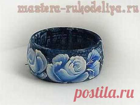 Мастера рукоделия - рукоделие для дома. Бесплатные мастер-классы, фото и видео уроки - Мастер-класс по росписи: Джинсовый браслет