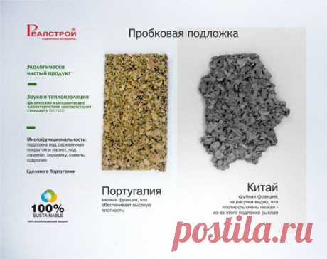 Подложка пробковая (Португалия)