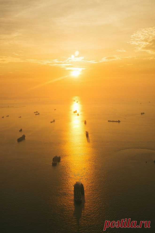 sunrise over Singapore by (nhilmy) | Sunrise ☼ Sunset