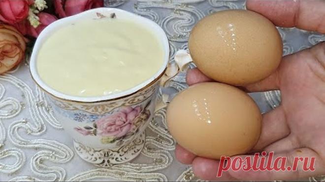 БАНКА СГУЩЁНКИ И ПАРА ЯИЦ: делюсь рецептом очень вкусной выпечки к чаю.