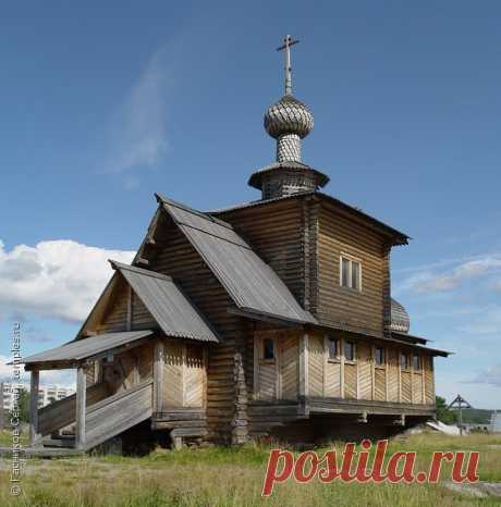 Республика Карелия Лоухский район Чупа Церковь Варлаама Керетского Фотография