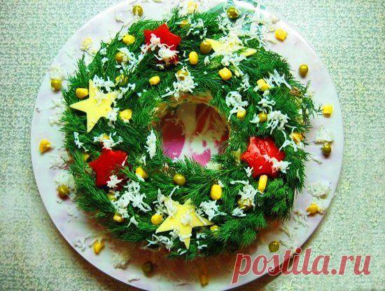 Праздничное украшение салатов.мастер-класс - Простые рецепты Овкусе.ру