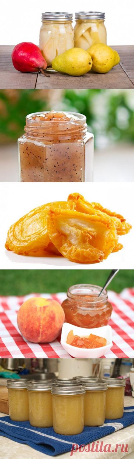 Заготовки из груш на зиму: ТОП-5 рецептов