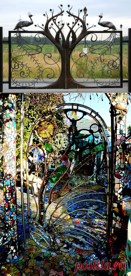 Необычайно красивые калитки