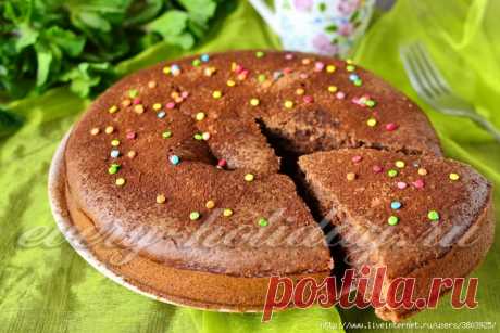 Постный пирог «Crazy Cake» без яиц