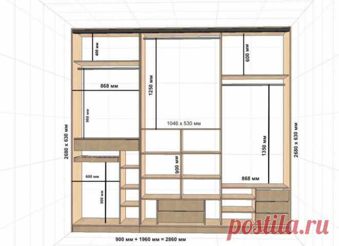 Как сделать шкаф из гипсокартона своими руками