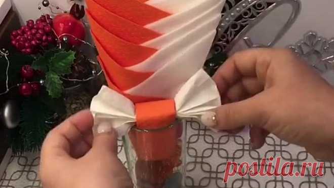 Как красиво сложить салфетки