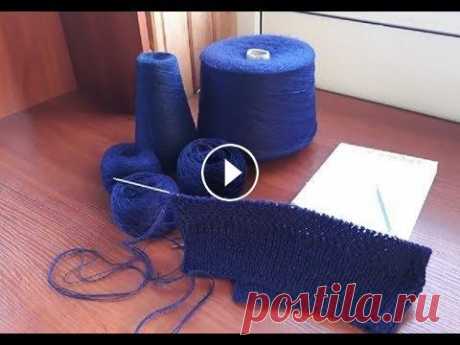 Пуловер (свитер) спицами для мужчин. Часть 1. Страничка в Стране Мам Страничка в ВК Группа &quot;Вязание&quot; в ВК &quot; Денежный сундучок&quot; для развития канала. Буду благодарна за любую фин...