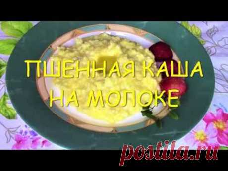 Секрет приготовления ВКУСНОЙ ПШЕННОЙ КАШИ или КАК ПРАВИЛЬНО варить КАШУ из ПШЕНА на молоке.