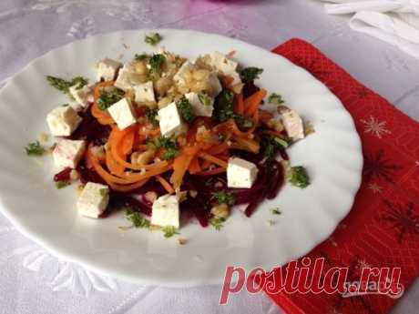 Салат из вареной свеклы и моркови - пошаговый рецепт с фото на Повар.ру