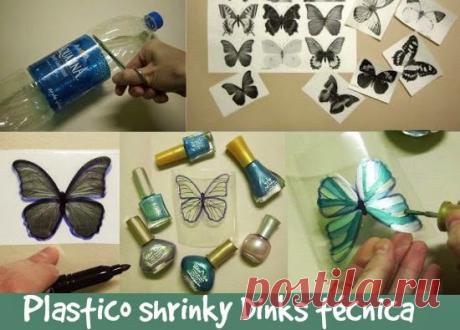 430 Tutoriales e Ideas Tecnica Plastico Shrinky Dinks - enrHedando