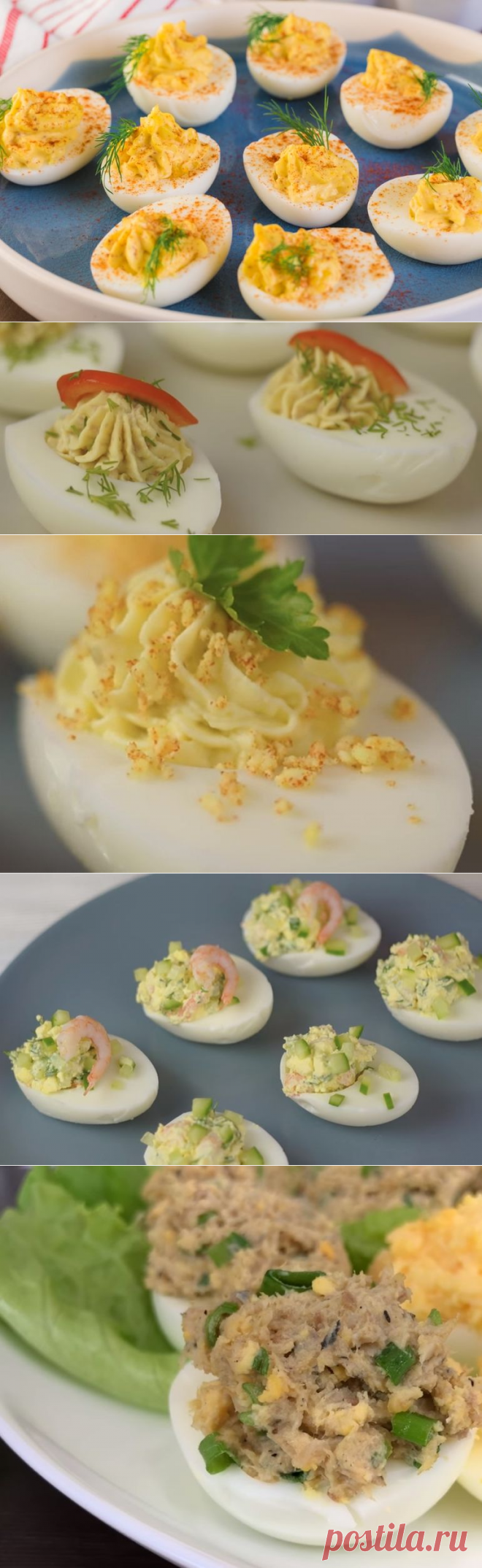 Фаршированные яйца на любой вкус: 17 самых простых вариантов приготовления