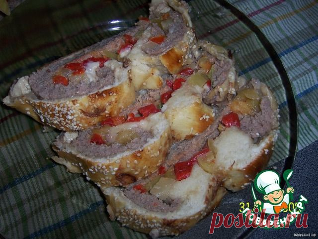 Мясной рулет "Ну очень ленивая хозяйка" - шикарный пирог, семья довольна и я не перетрудилась