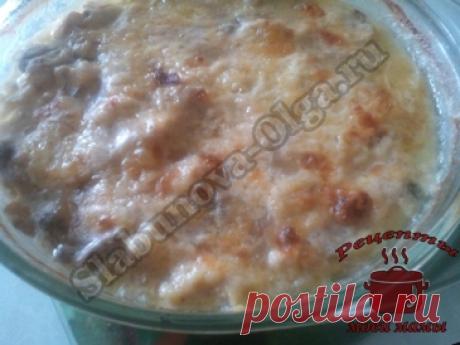 Жюльен с курицей . Рецепт. Фото