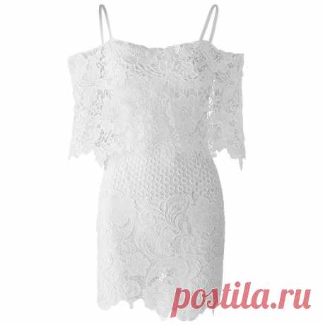 lace top for women Picture - More Detailed Picture about 2015 Vestidos Sexy Women Dress White Slash Collar Short Sleeve Solid Color Lace Summer Dresses Vestido De Festa Picture in Dresses from Original Brand Watch Mall | Aliexpress.com | Alibaba Group