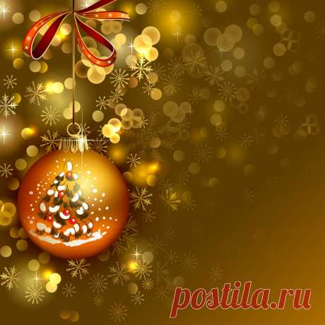 Праздничные зимние обои для рабочего стола