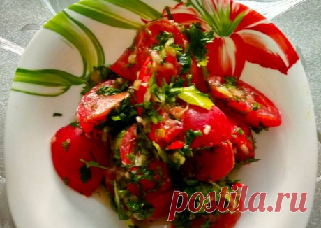 Закуска из помидор - пошаговый рецепт с фото. Автор рецепта Марина . - Cookpad