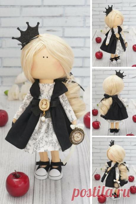 Princess Doll FREE Shipping Textile Doll Rag Doll Fabric Doll | Etsy