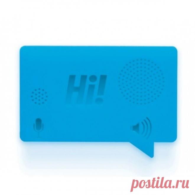 Не успели пожелать отличного дня любимому? Запишите свой голос! Этот оригинальный диктофон поднимет настроение с утра или напомнит о важном поручении. Изготовлен из силиконовой основы, имеет магнитную вставку, при помощи которой крепится на холодильник. Диктофон может записывать короткие, 10-ти секундные сообщения. Красный световой индикатор сигнализирует о том, что есть сообщение. 
НАДО КУПИТЬ!