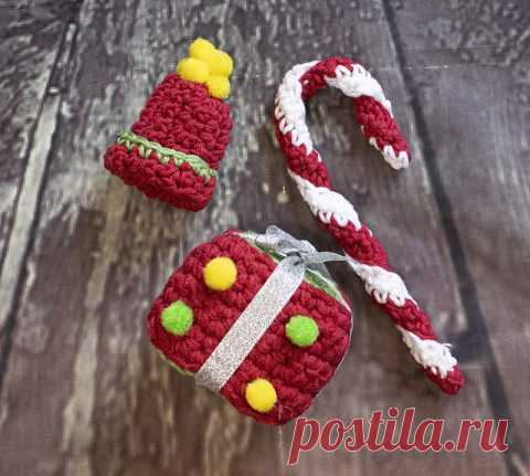 Новогодние игрушки крючком — БЫСТРО И ПРОСТО для начинающих!