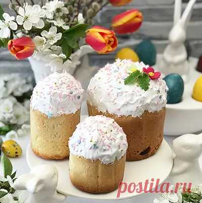Как приготовить куличи на сметане
