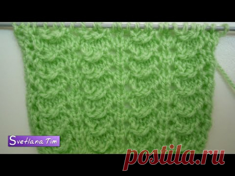 Вязание спицами # 223. АЖУРНЫЙ УЗОР