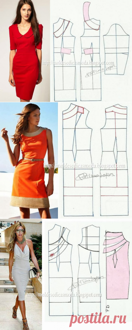 Простые выкройки летних платьев 24
