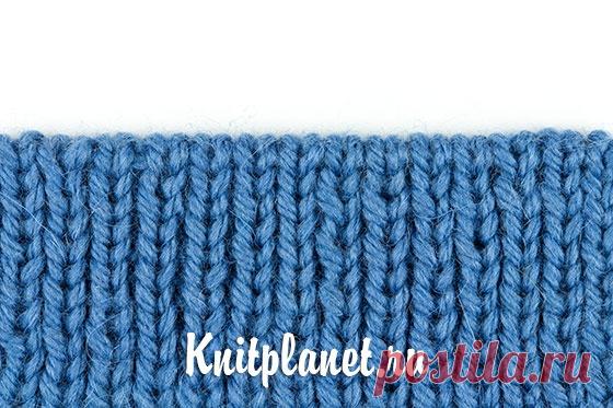 Планета Вязания | Закрытие петель иглой на резинке 1х1. Фото и видео урок по вязанию.