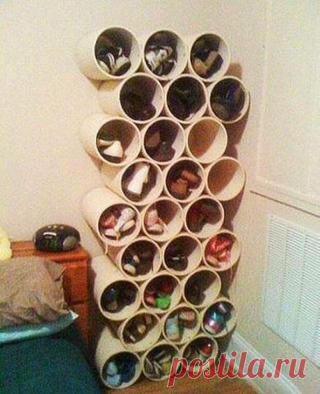 Полка для обуви своими руками — широкое поле возможностей!